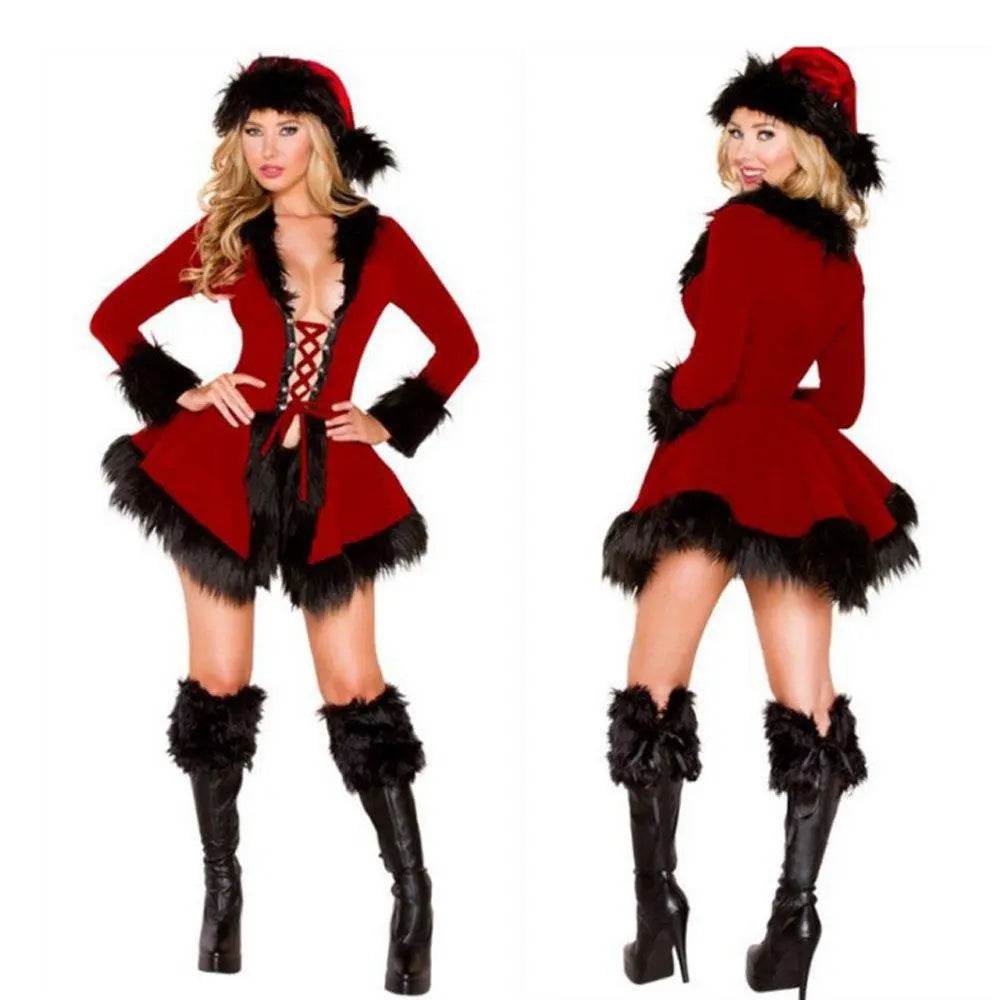 Christmas Costumes Nightclub Stage Performance Dress for Adult - Azufun