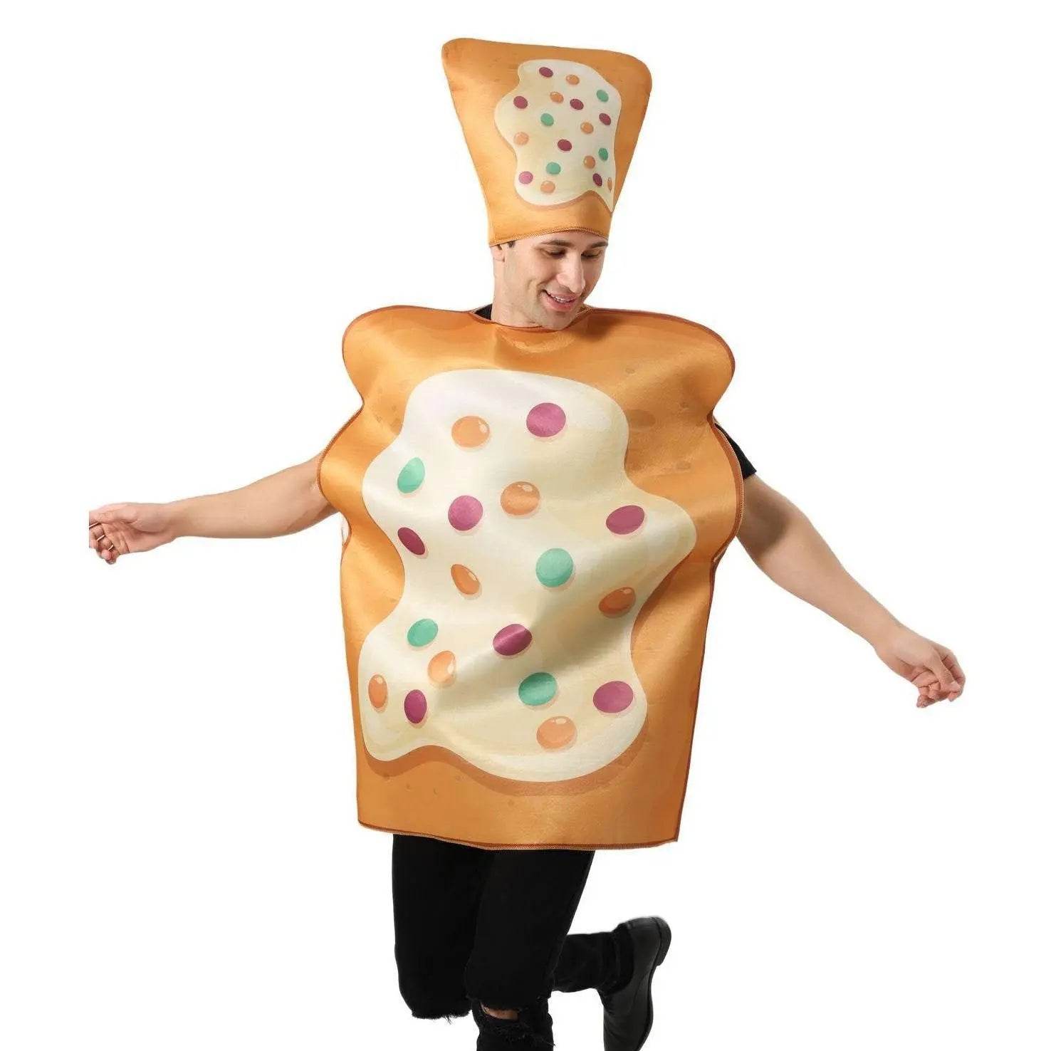 Food Egg bread Costume Halloween Outfits Party Carnival Cosplay - Azufun
