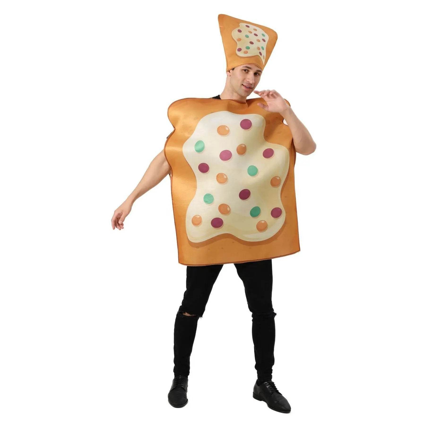 Food Egg bread Costume Halloween Outfits Party Carnival Cosplay - Azufun