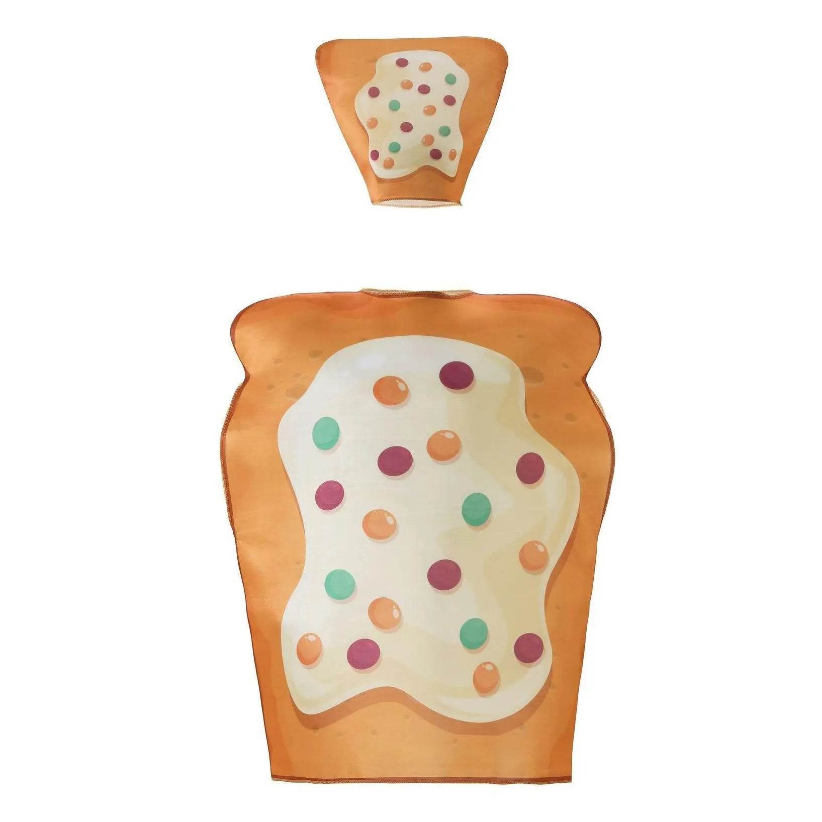 Food Egg bread Costume Halloween Outfits Party Carnival Cosplay - Azufun