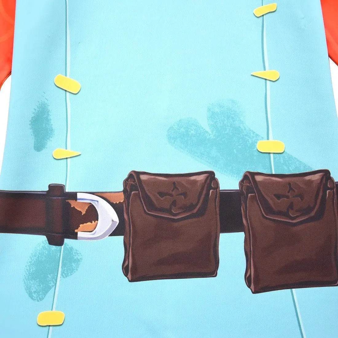 Fortnite Fishstick Cosplay Halloween Costumes Fish Jumpsuit - Azufun