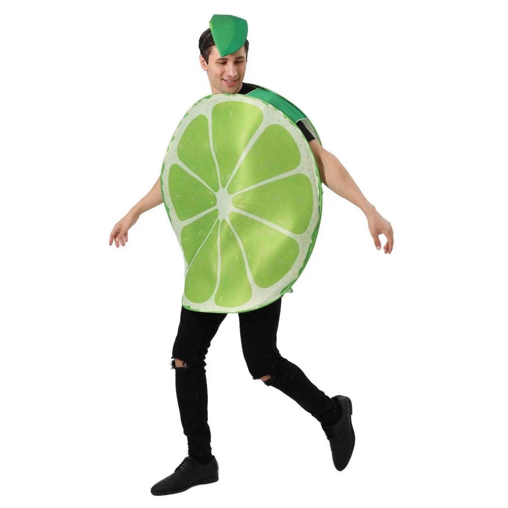 Fruit lime Halloween Costume Outfits Party Carnival Cosplay - Azufun