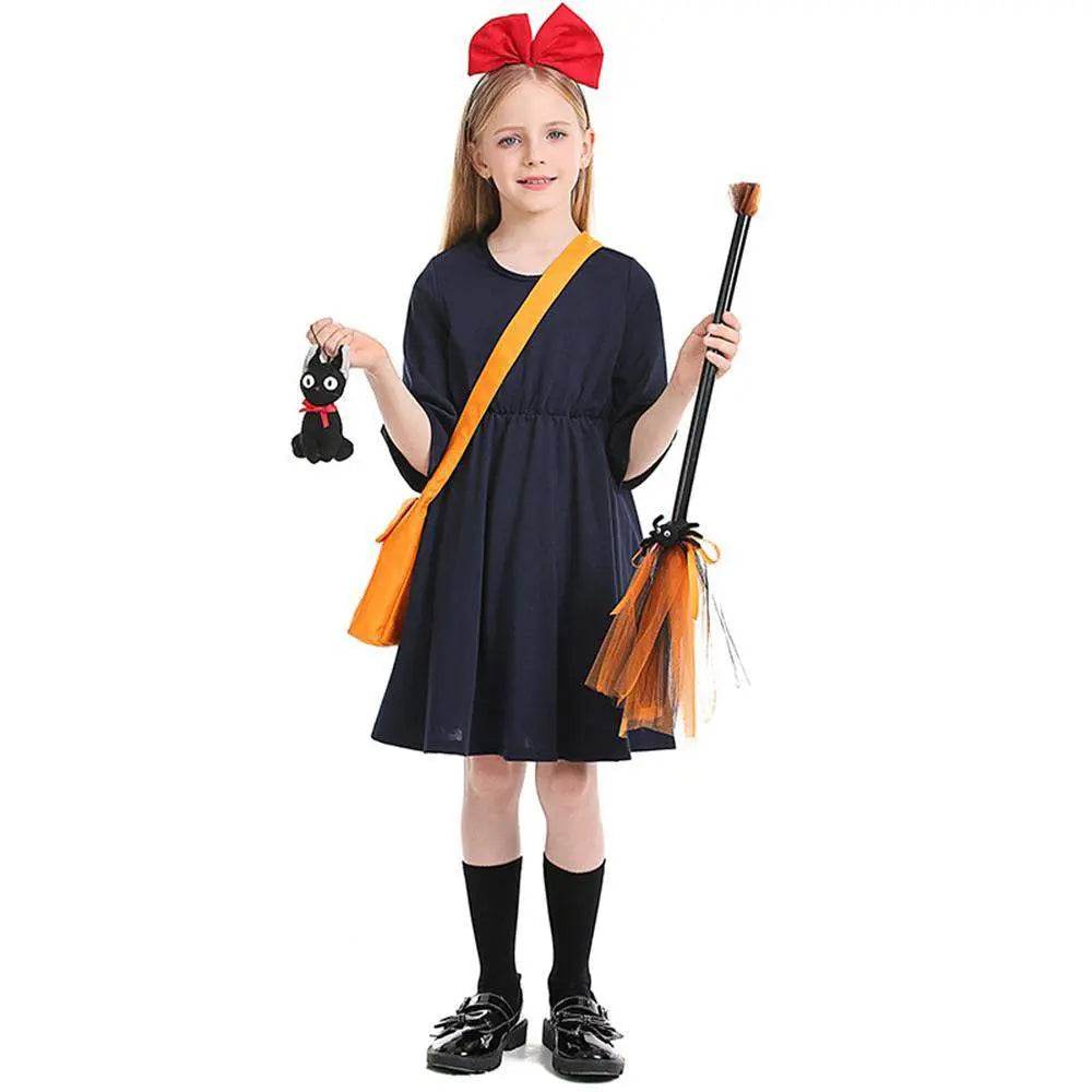 Girls Little witch's delivery service Kiki Suit Cosplay Costumes - Azufun
