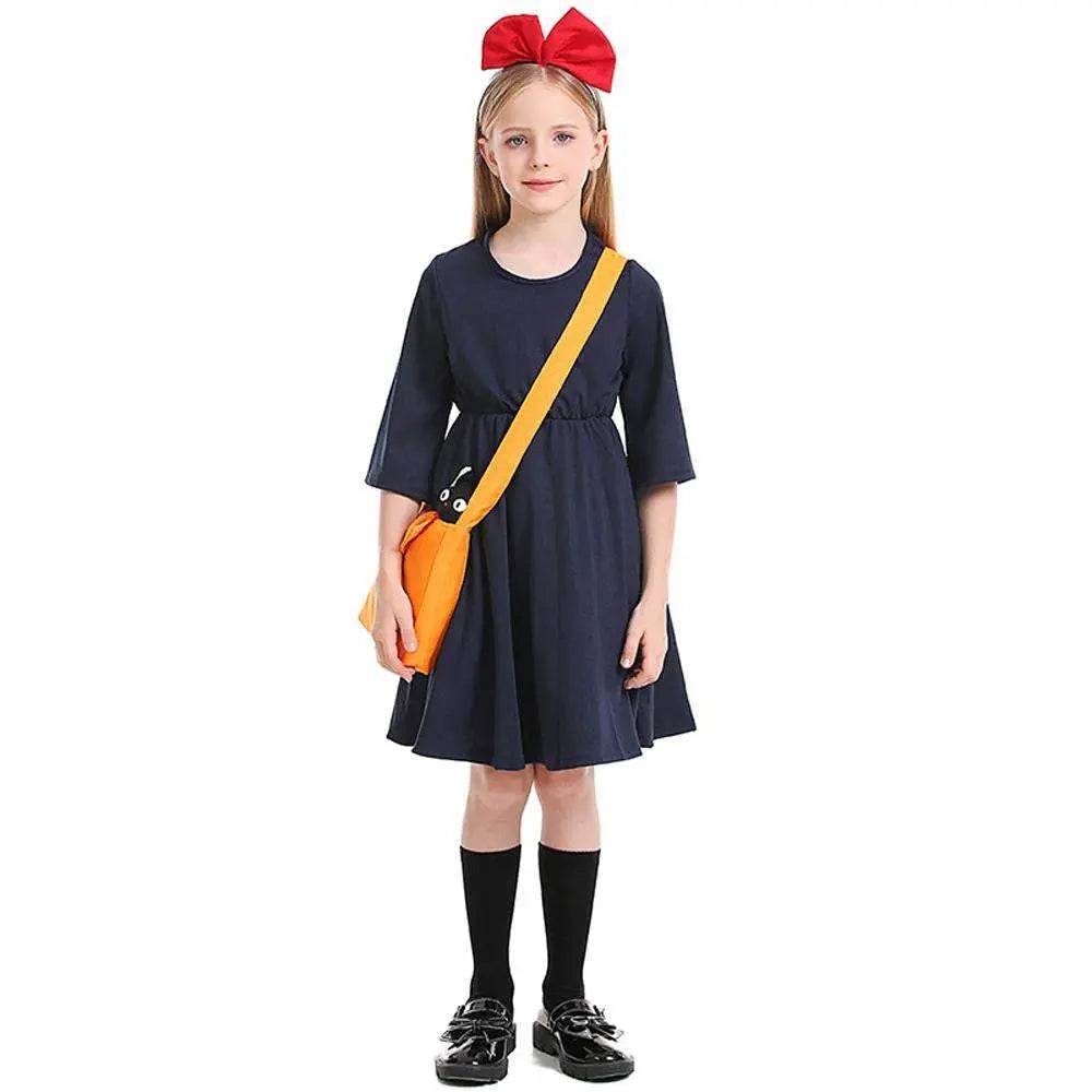 Girls Little witch's delivery service Kiki Suit Cosplay Costumes - Azufun