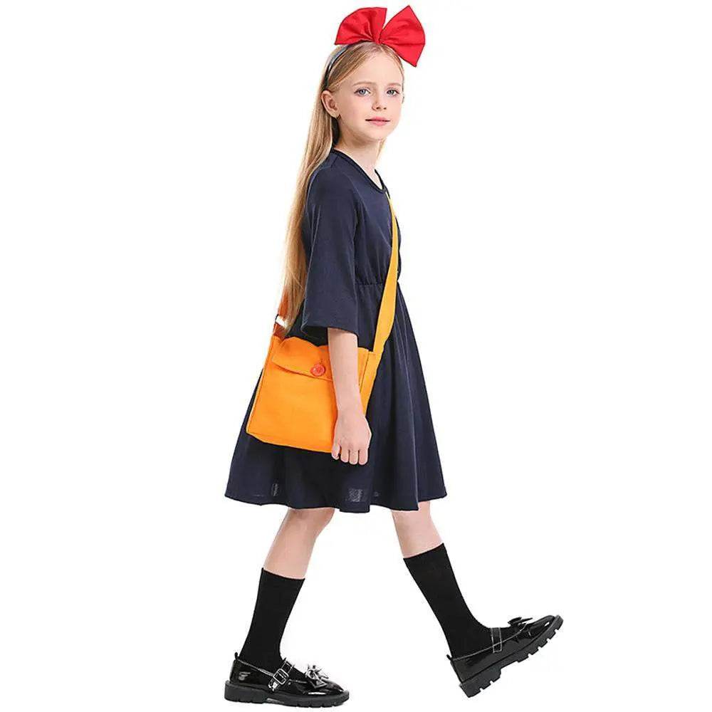 Girls Little witch's delivery service Kiki Suit Cosplay Costumes - Azufun