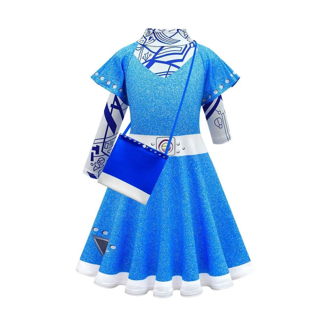 Girls' Zombies High School 3 Cosplay Costumes Halloween Outfit Dress For Kids - Azufun