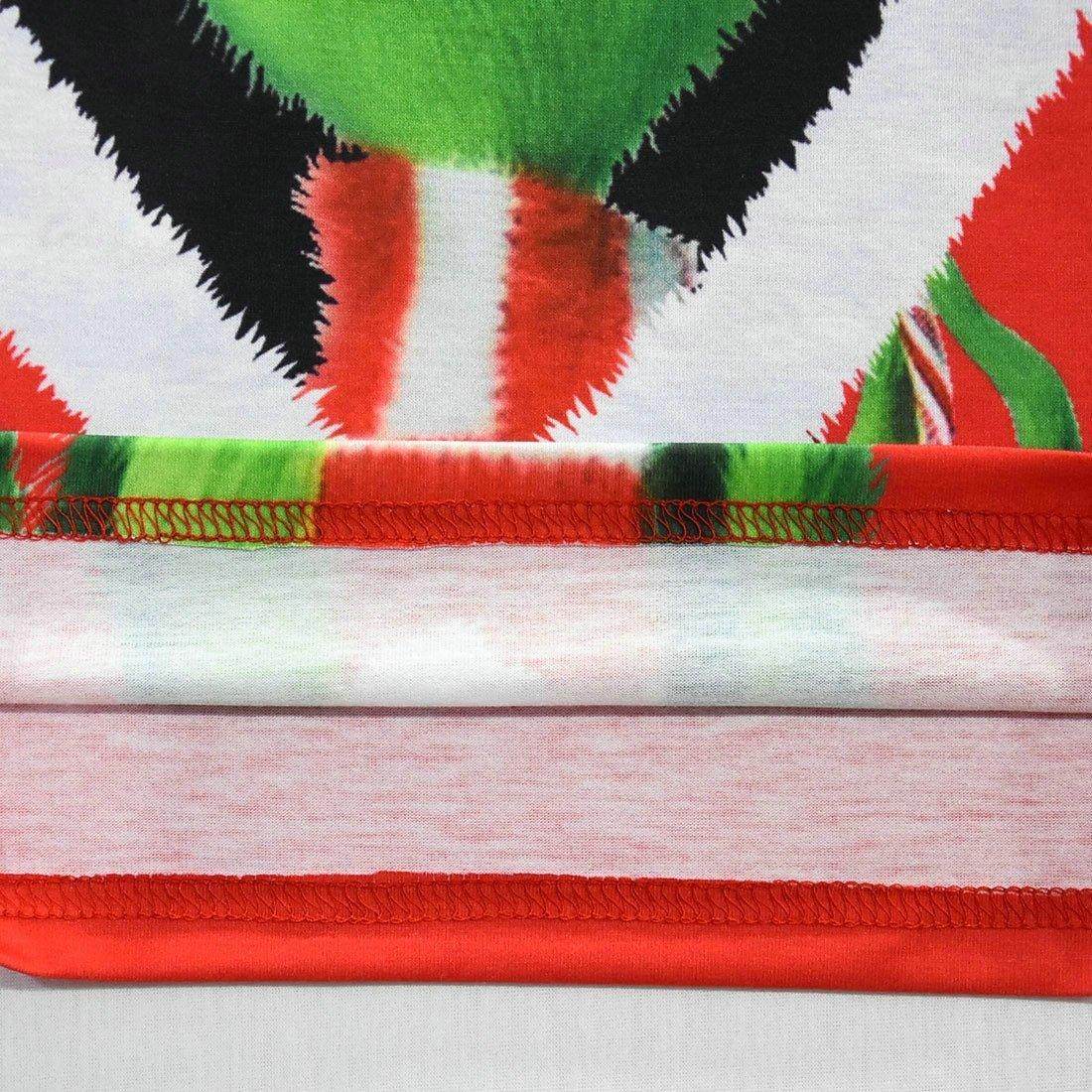 Green Monster Grinch Kids Boys Costume Mask Golves Set Christmas Gift - Azufun