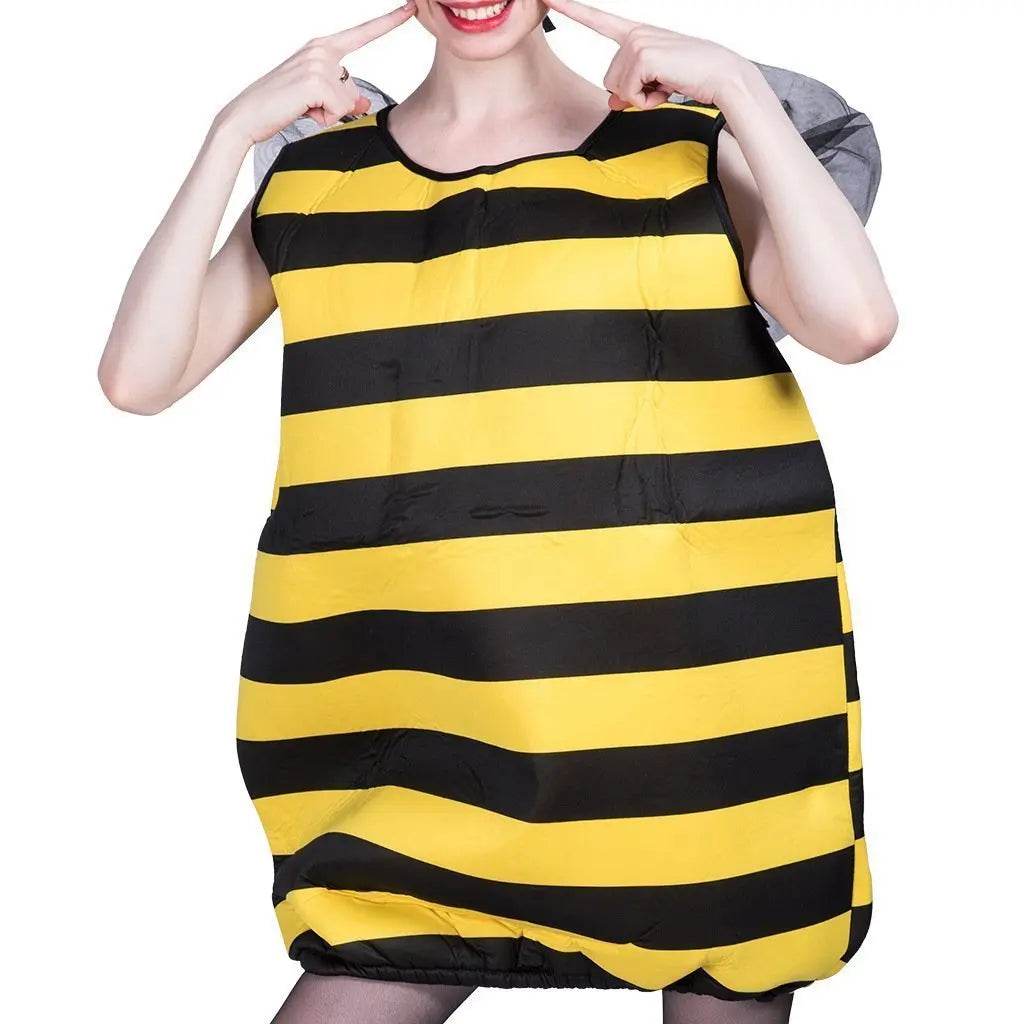 Halloween Bumble Bee Cosplay Costumes Party Animal Outfit Dress Up For Adults - Azufun