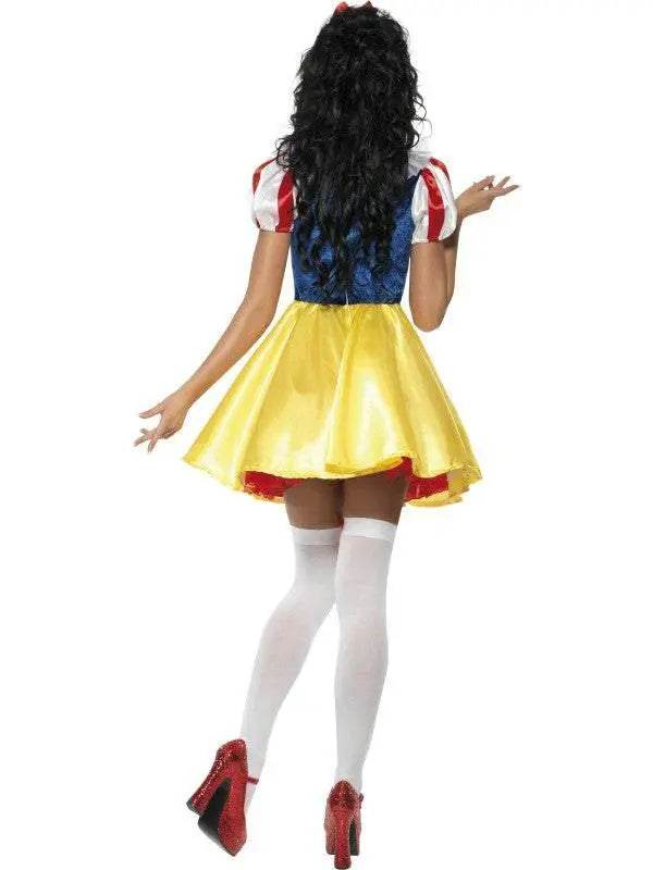 Halloween Snow White Dress Cosplay Costume Sassy - Azufun