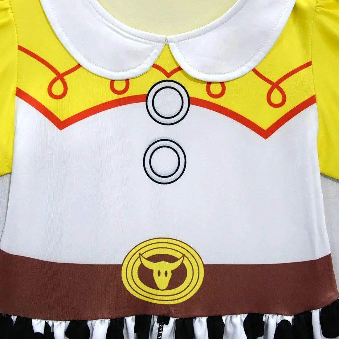 Jessie Toy Story 4 Costume Long Sleeve Dress for Kids Girls - Azufun