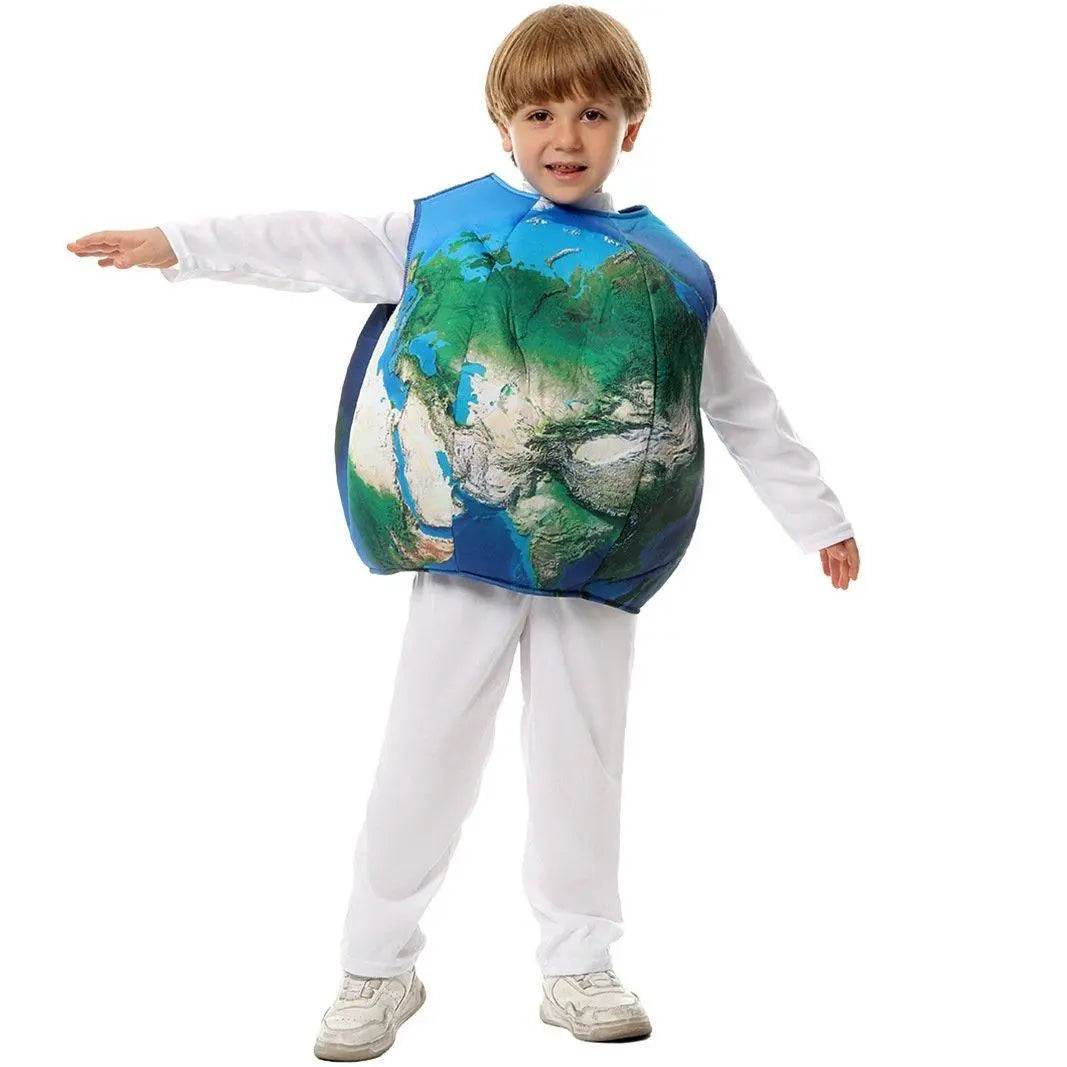Kids Defender of Earth Costume Halloween and Children's Day Performance Outfit - Azufun
