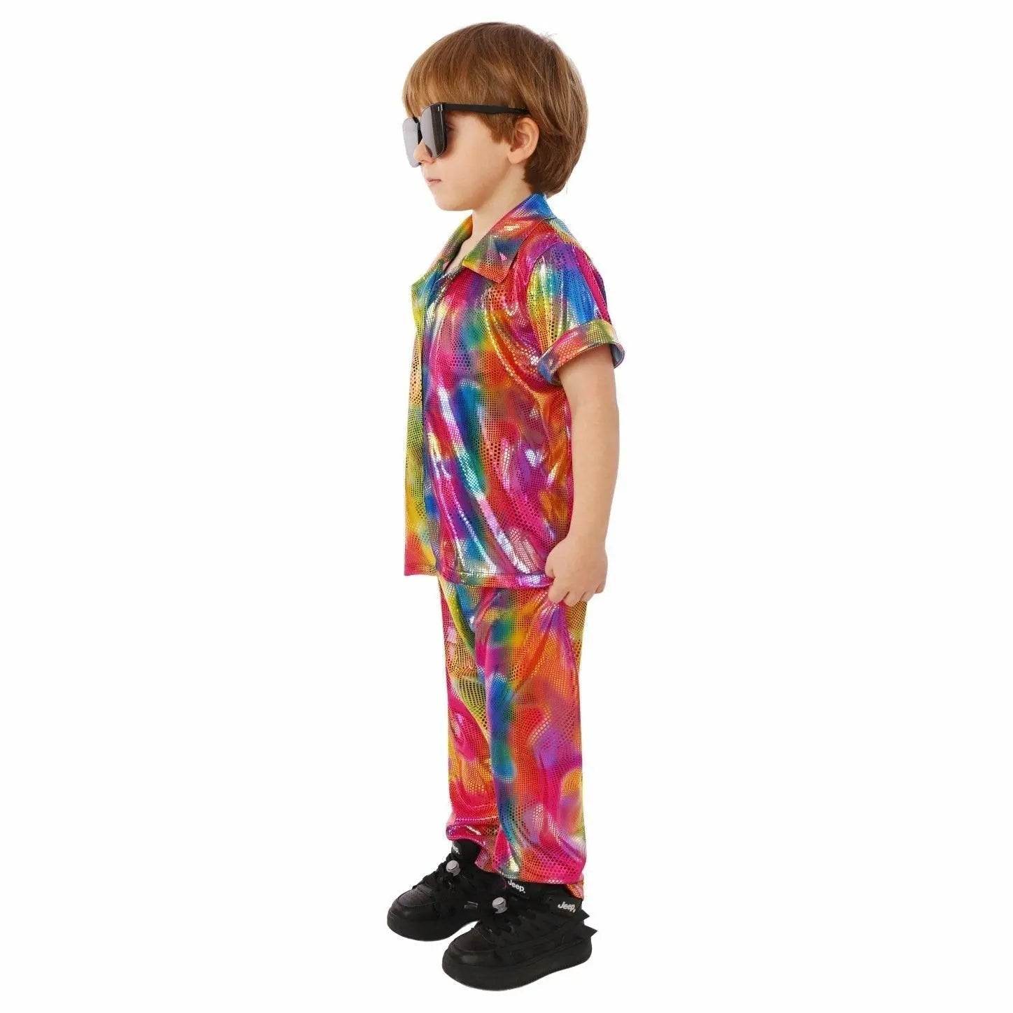 Kids Punk Style Halloween Costume Campus Role Play and Stage Performance Outfit - Azufun