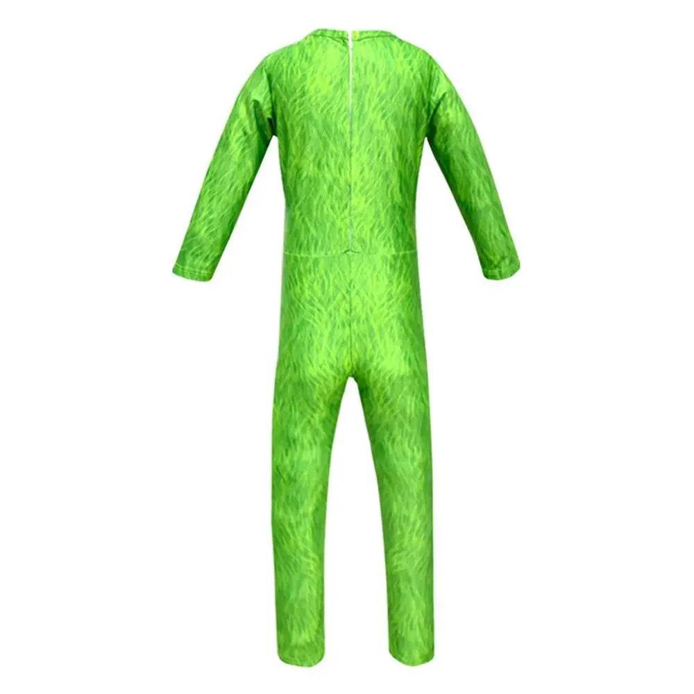 Kids The Grinch Christmas Costumes Jumpsuit Sets - Azufun