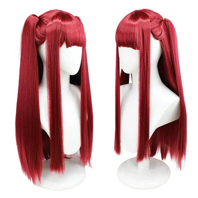 My Dress-Up Darling Cosplay Costume Marin Kitagawa Anime Wig Long Red Wig for Party - Azufun