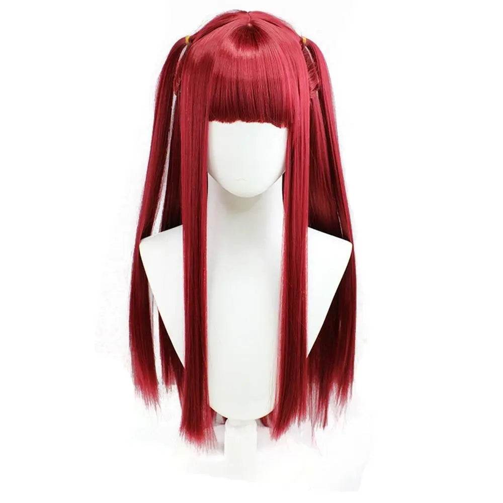 My Dress-Up Darling Cosplay Costume Marin Kitagawa Anime Wig Long Red Wig for Party - Azufun