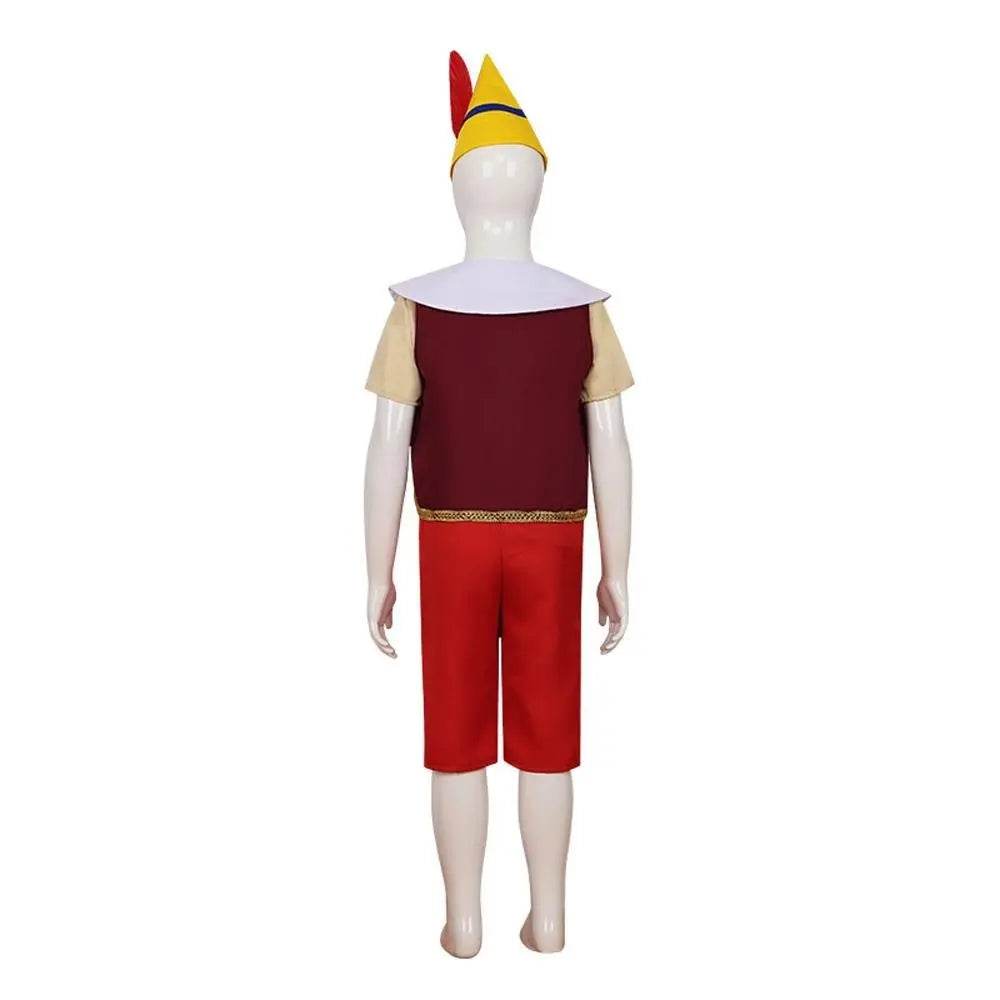Pinocchio with the long nose Costume Cosplay Anime Suit Outfit Sets Up - Azufun