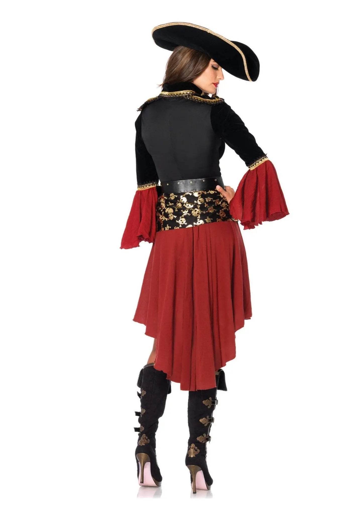 Pirate Outfit Costume Female Women Halloween Cosplay Fancy Dress - Azufun
