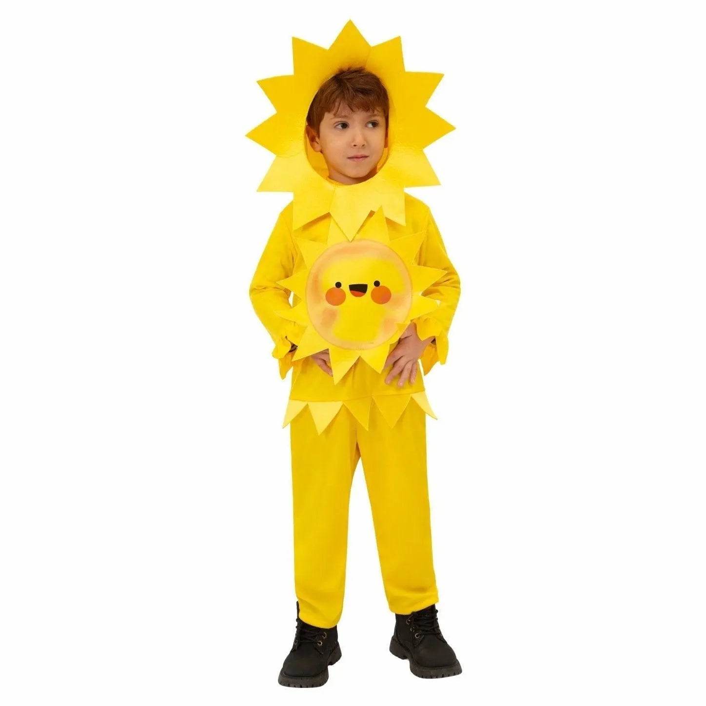 Plant Sunflower Children's Day Kids Stage Party Cosplay Costumes - Azufun