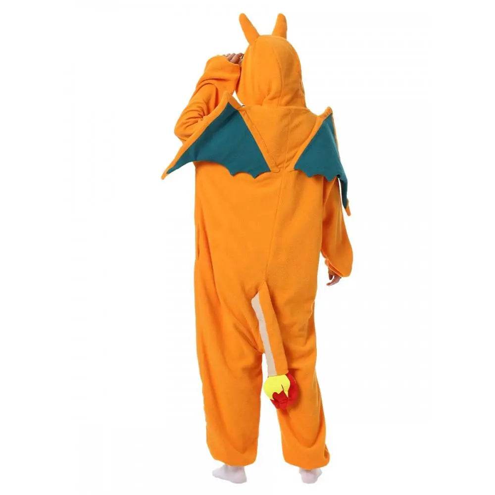 Pokemon Charizard Kigurumi Onesie Pajamas Costume for adults - Azufun