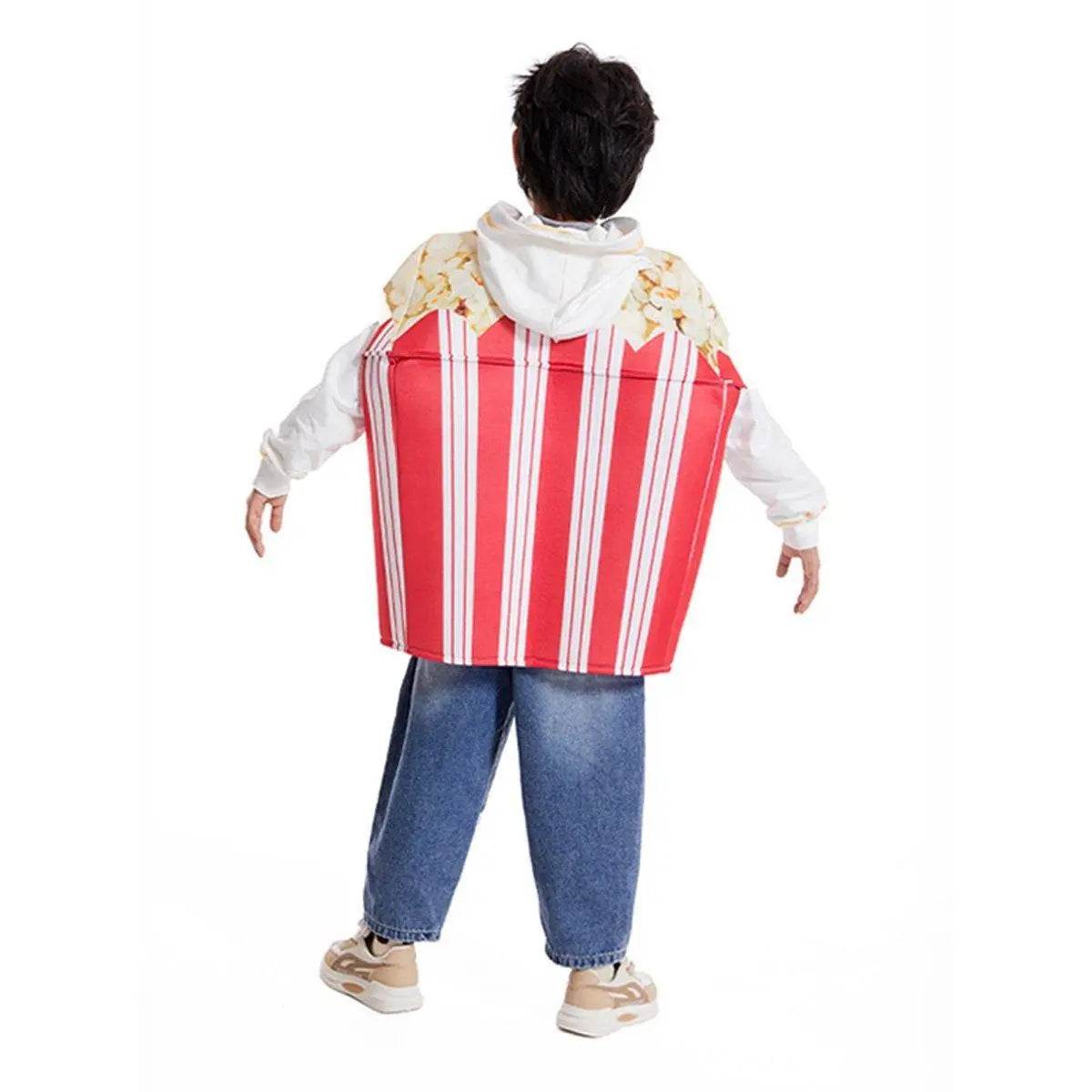 Popcorn Holiday Party Outfits Halloween Carnival Suit Cosplay Costume For Kids - Azufun