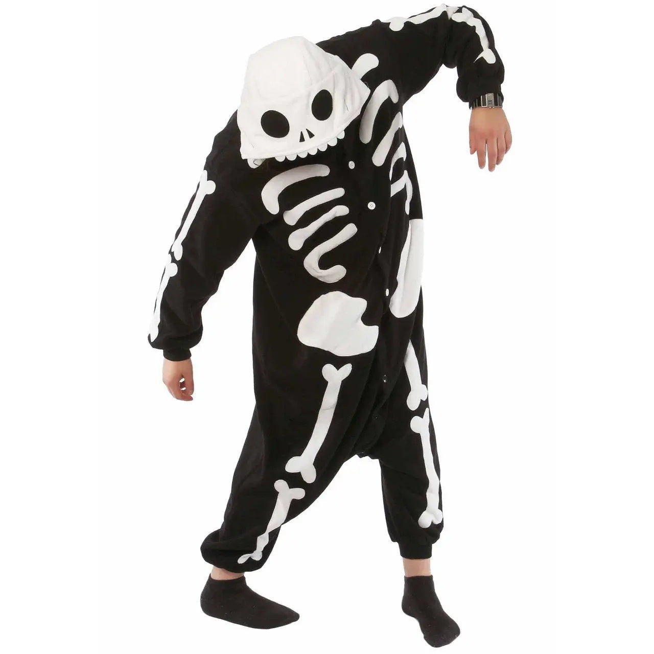 Skeleton Kigurumi onesie pajamas Costume for Adults|?PajmasBuy