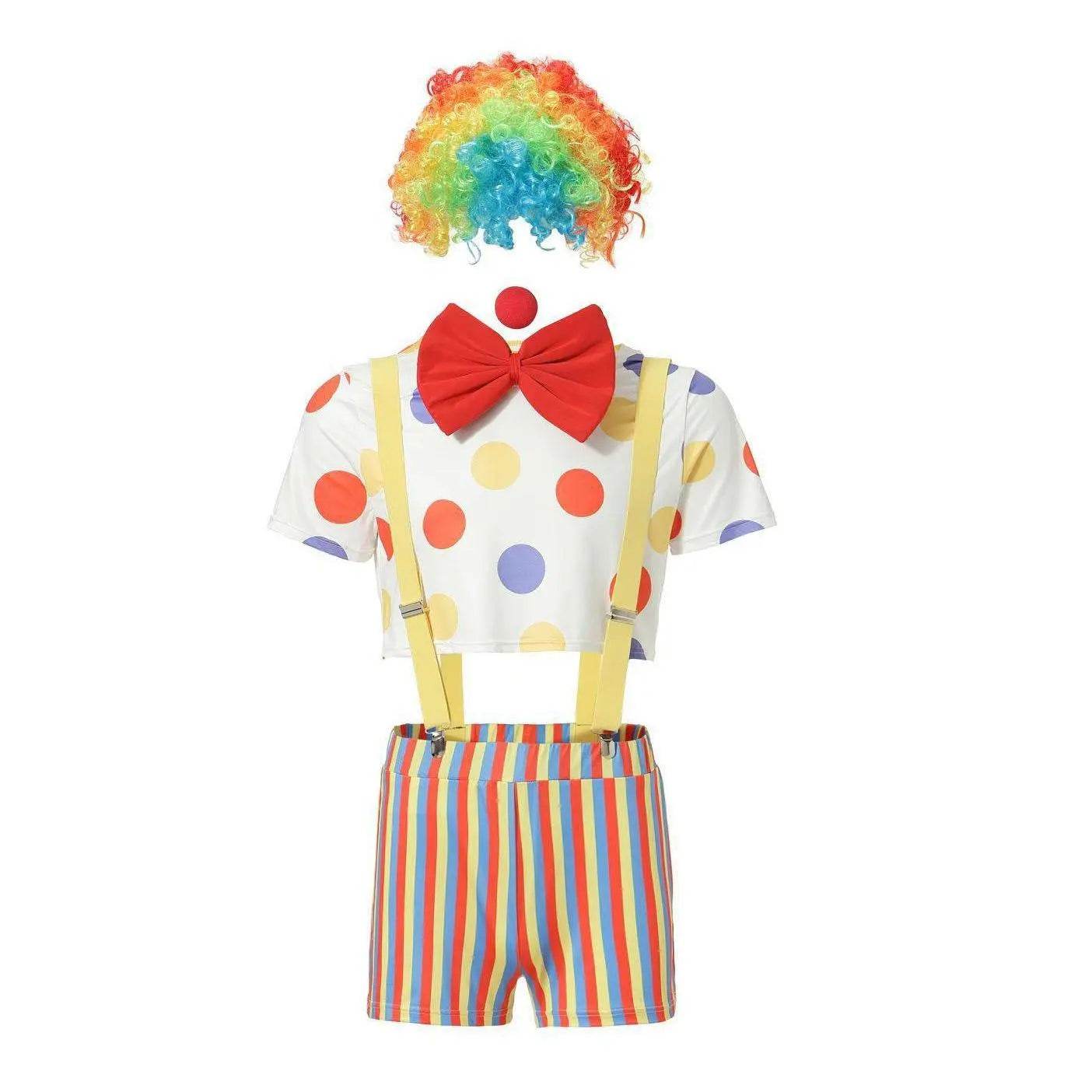Stag Do Party Fancy Dress Costume Clown For Men - Azufun