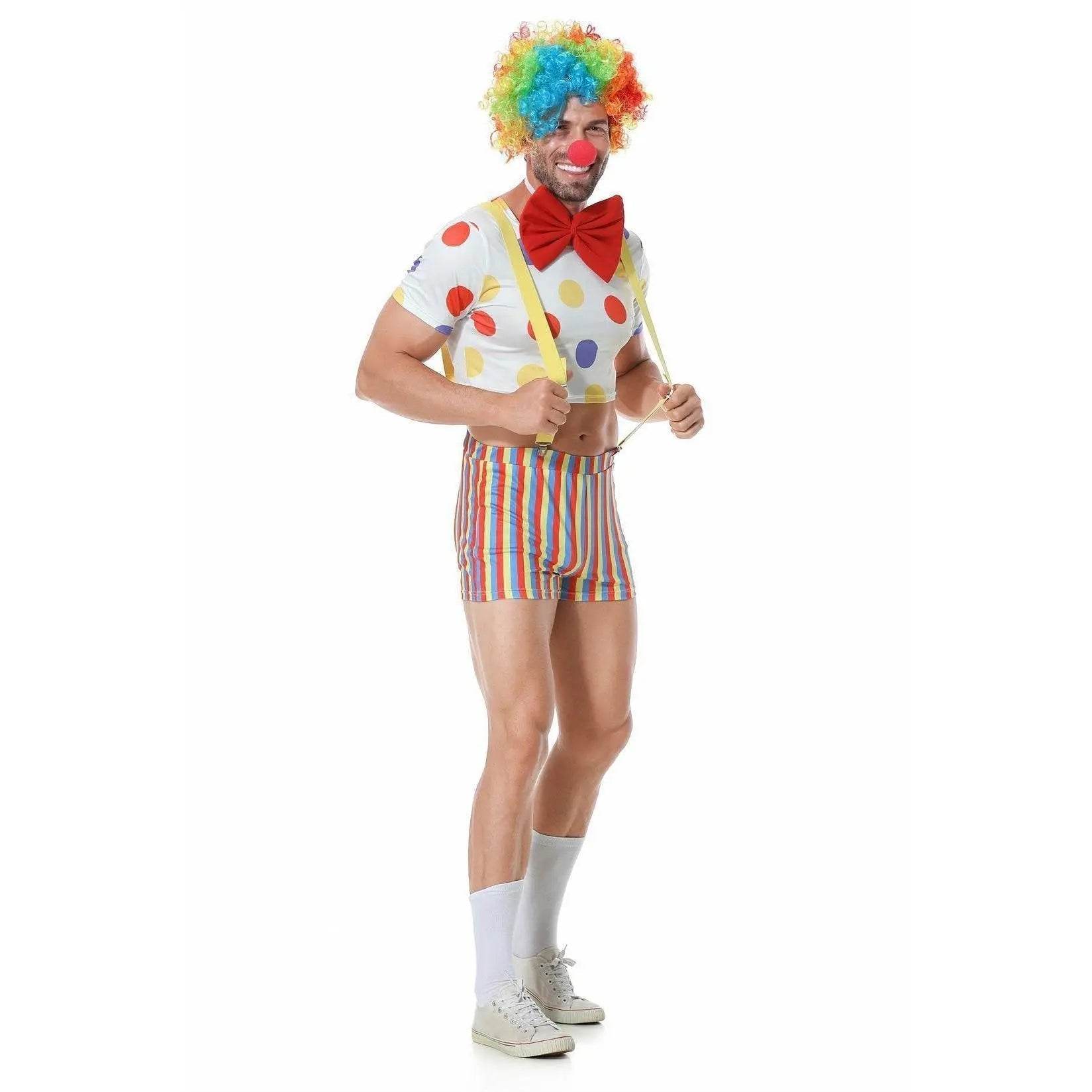 Stag Do Party Fancy Dress Costume Clown For Men - Azufun