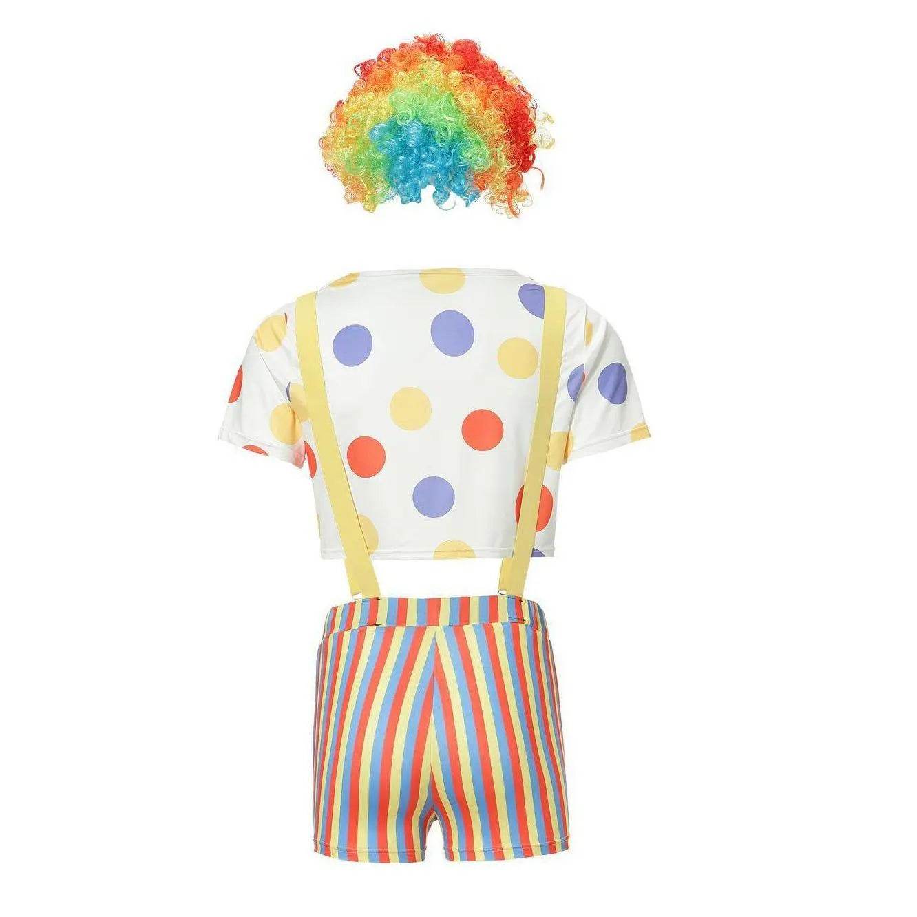Stag Do Party Fancy Dress Costume Clown For Men - Azufun