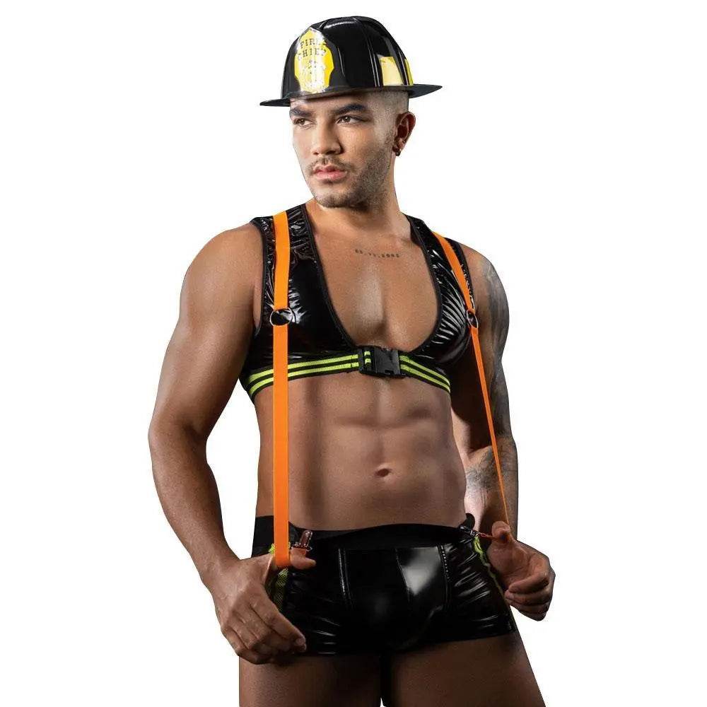 Stag Do Party Firemen Fancy Dress Costume Outfit Night Club Bar For Men - Azufun