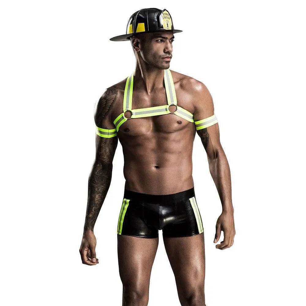 Stag do Firemen Party Fancy Dress Costume Night Club Uniform - Azufun