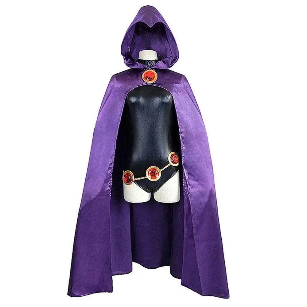 Teen Titans Raven Costume Anime Halloween Cosplay - Azufun