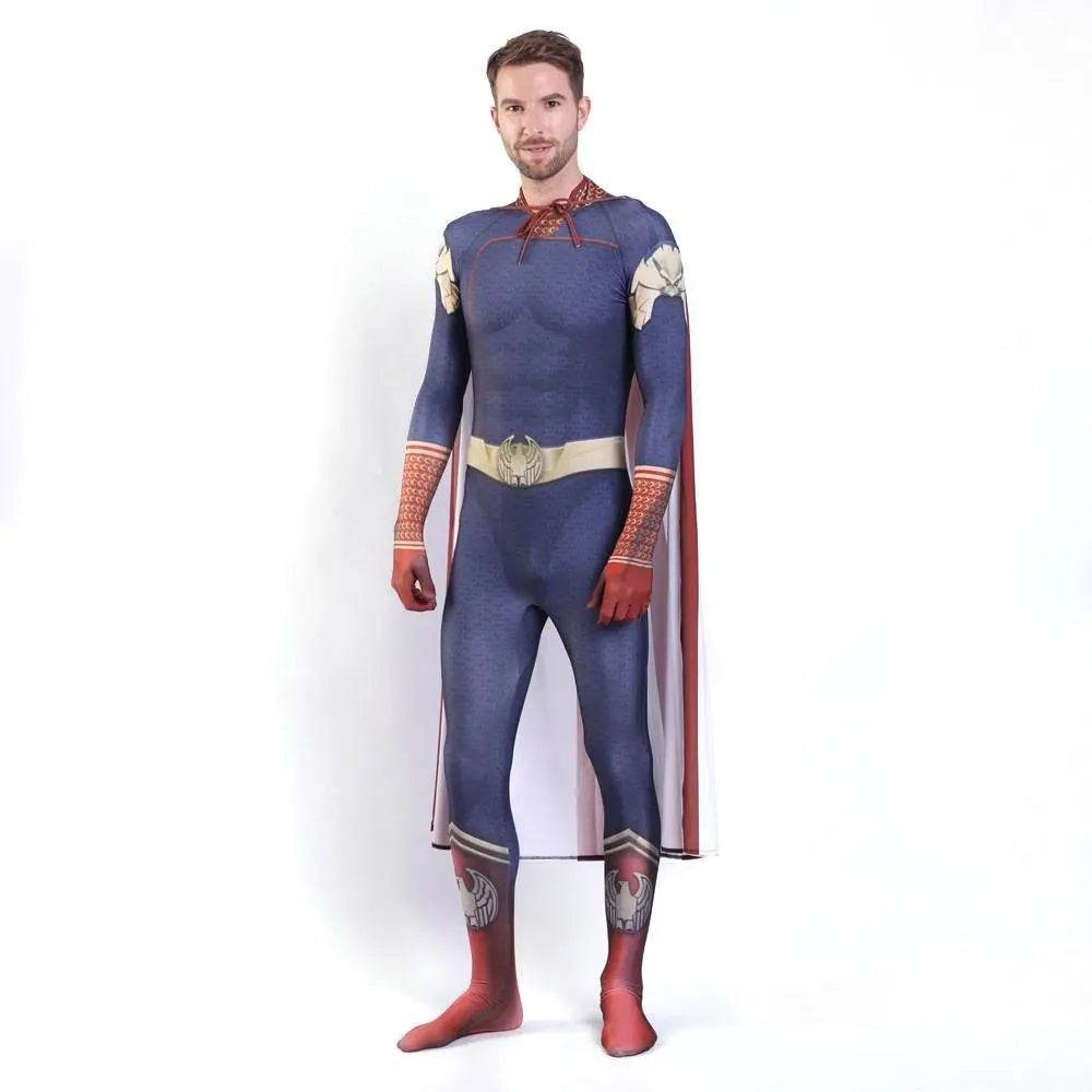 The Boys Homelander The Deep Starlight A-train Costumes Cosplay Halloween Jumpsuit Adult Kids - Azufun