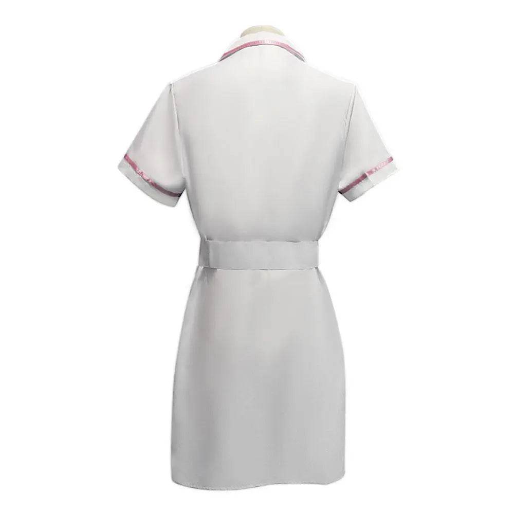 The Dark Knight Joker Cosplay Costume Nurse Uniform Set Adult Halloween Dress Set - Azufun