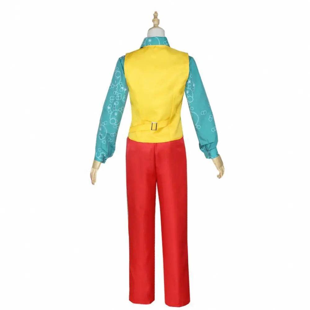 The Joker Cosplay Costume Halloween Party Joaquin Phoenix Clown Outfit Suit for Men - Azufun