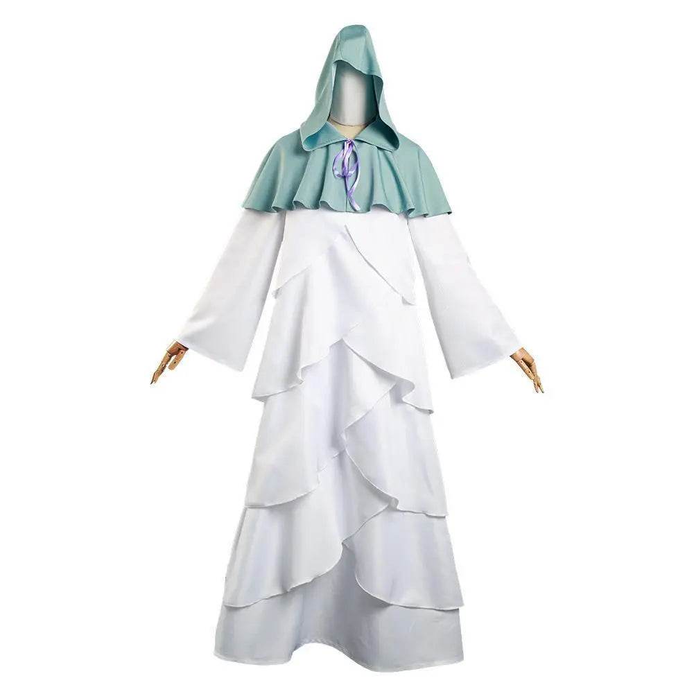 The Promised Neverland Mujika Cosplay Costume Long Robe Cloak Halloween Cape Carnival Outfit for Adults - Azufun