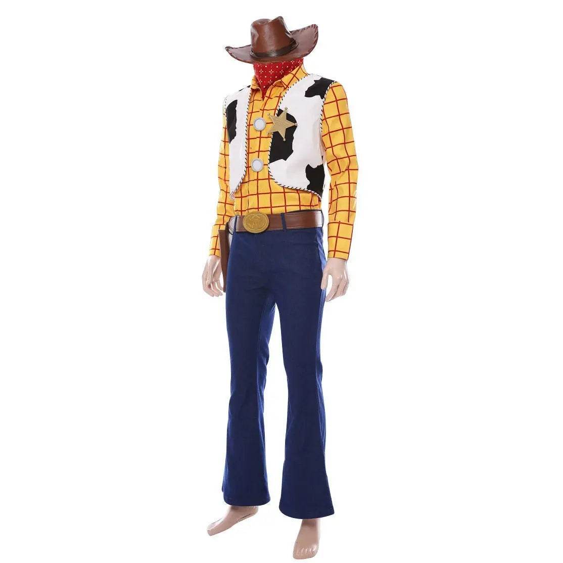 Toy Story 4 Woody Costume Full All set Halloween For Men Adult - Azufun