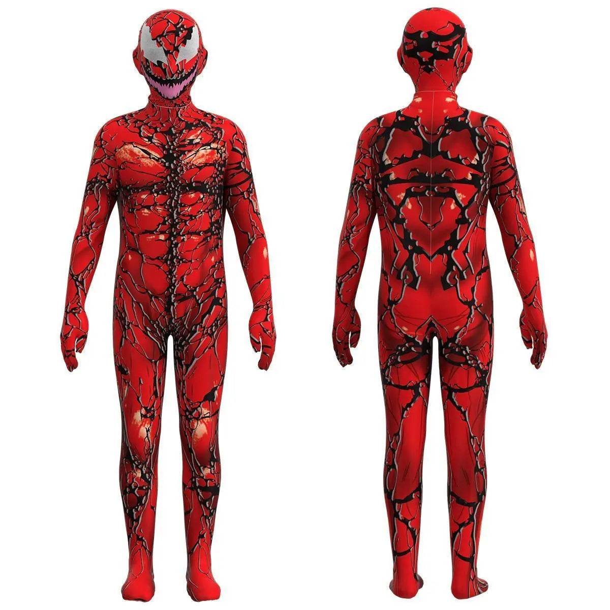 Venom: Let There Be Carnage Costumes Bodysuit Halloween Superhero jumpsuits For Kids - Azufun