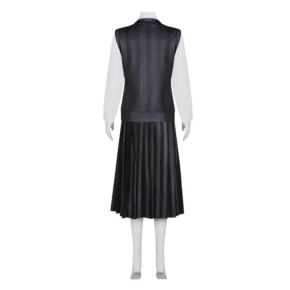 Wednesday Costume The Addams Family Cosplay Costumes Skirt Suit For Women - Azufun