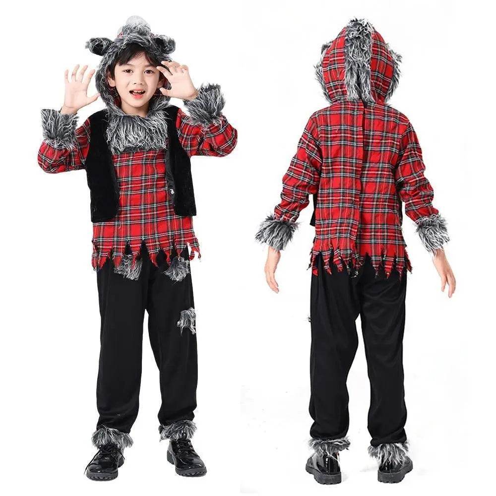 Werewolf Kid costume Halloween Child Cosplay Stage performance - Azufun