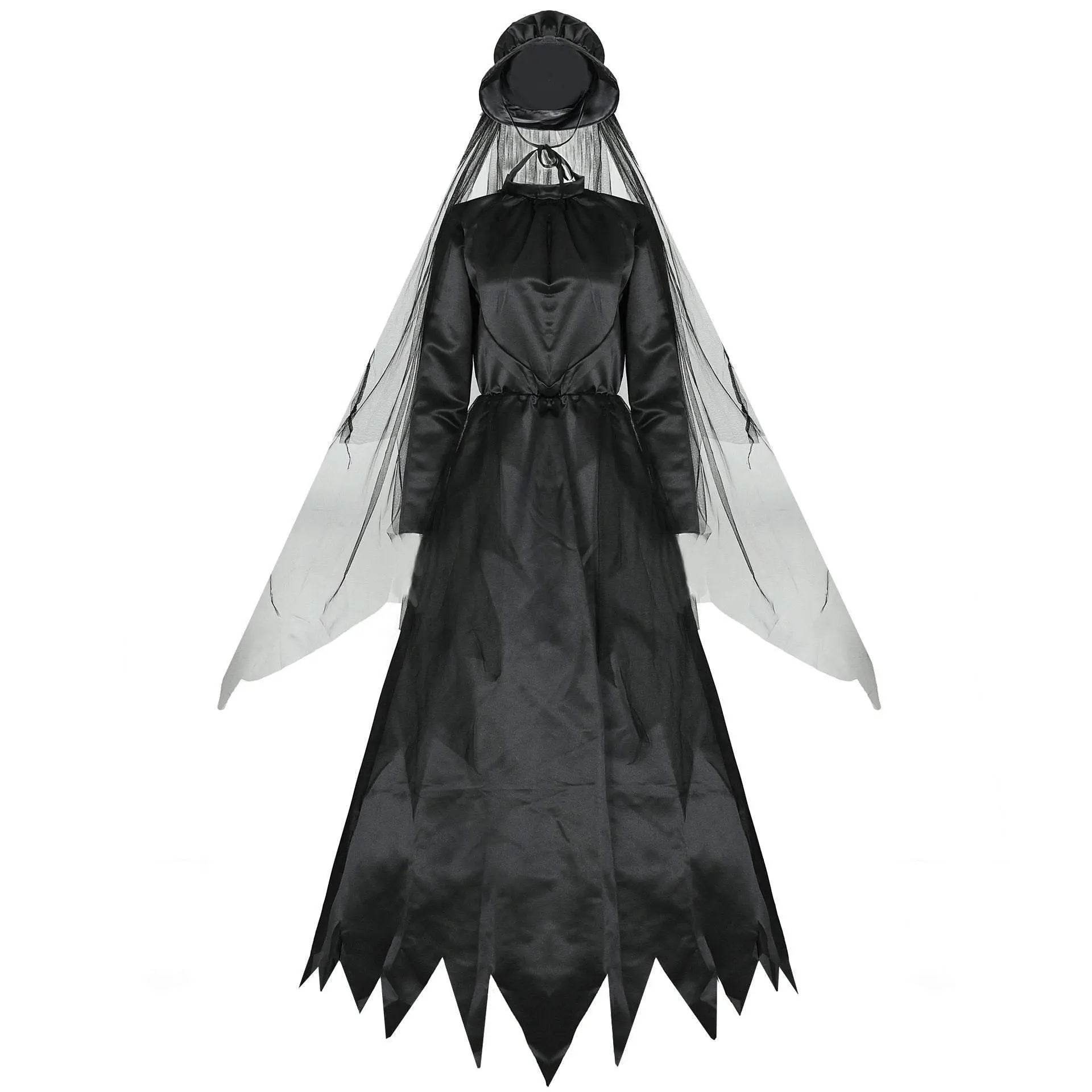 Witch ghost bride costume halloween cosplay - Azufun
