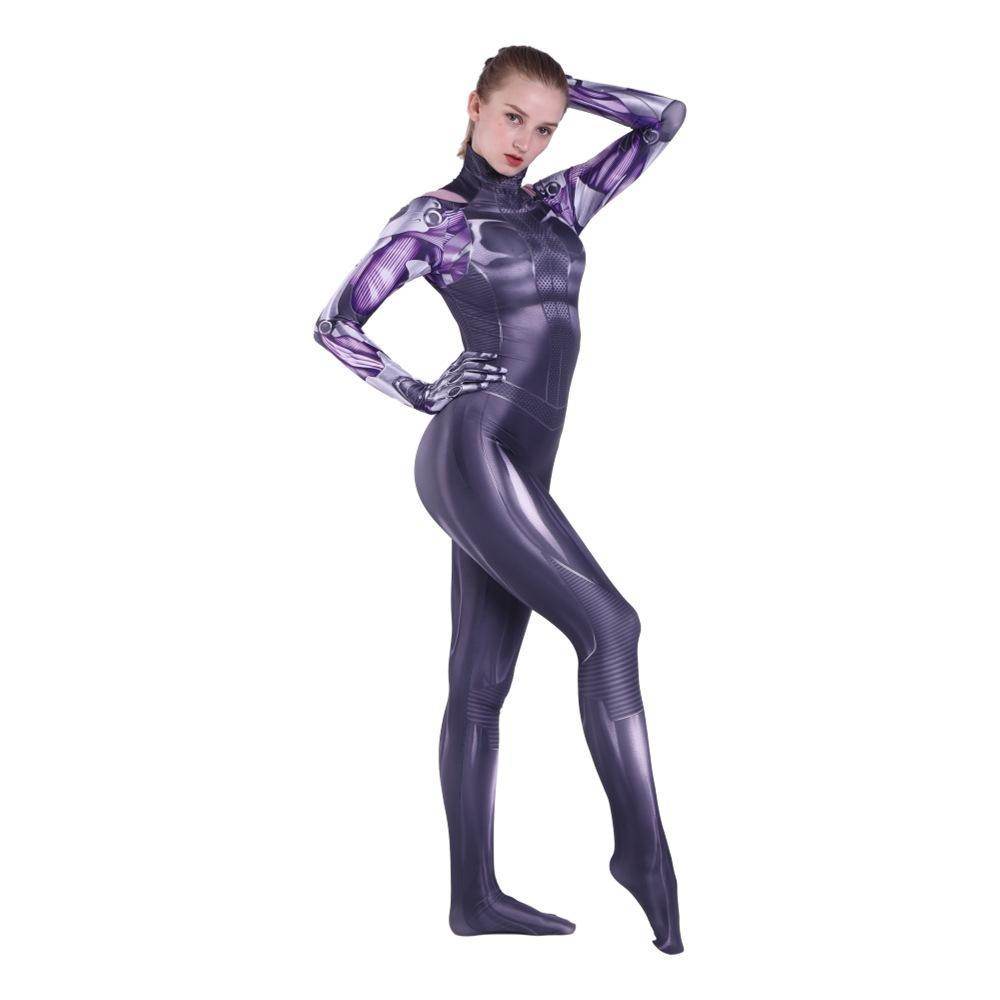 Alita Battle Angel 3D Print Cosplay Costume Adult Kids Jumpsuit for Parties Photoshoots - Azufun