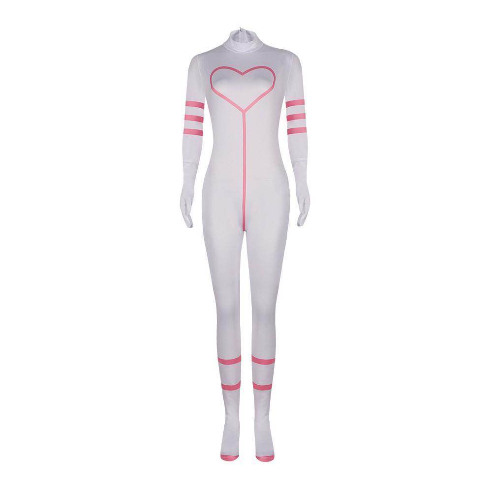 Angel Dust Hazbin Hotel Jumpsuit Carnival Cosplay Costume For Adult - Azufun