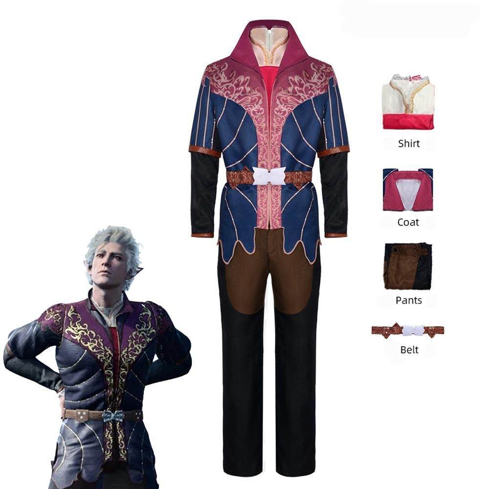 Baldur's Gate 3 Astarion Game Cosplay Costume party - Azufun