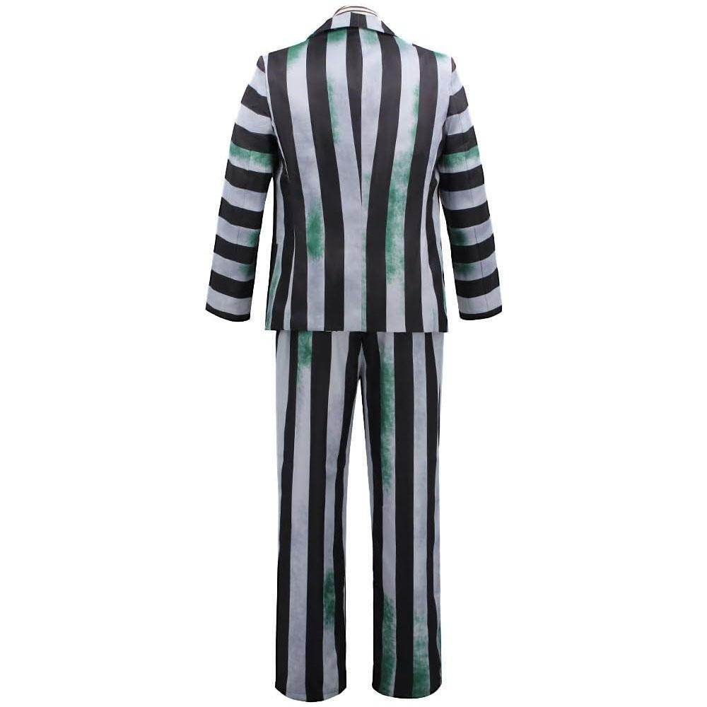 Beetlejuice 2 Michael Keaton Costume for men Party Halloween Suit - Azufun
