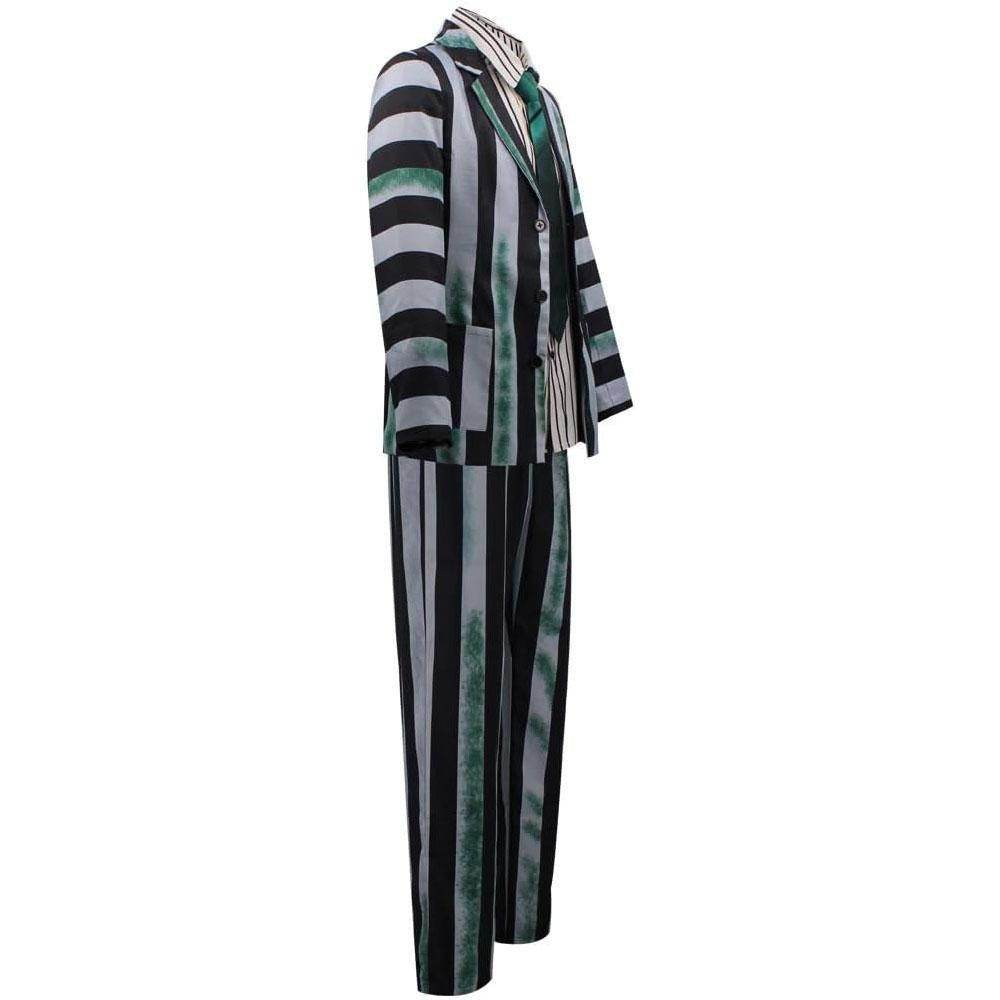 Beetlejuice 2 Michael Keaton Costume for men Party Halloween Suit - Azufun