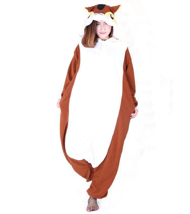 BuyBig - tailed Squirrel Kigurumi Onesies Pajamas Animal Sleepwear Now Cheaper With 3 - 5 Days Ship - PajamasBuy