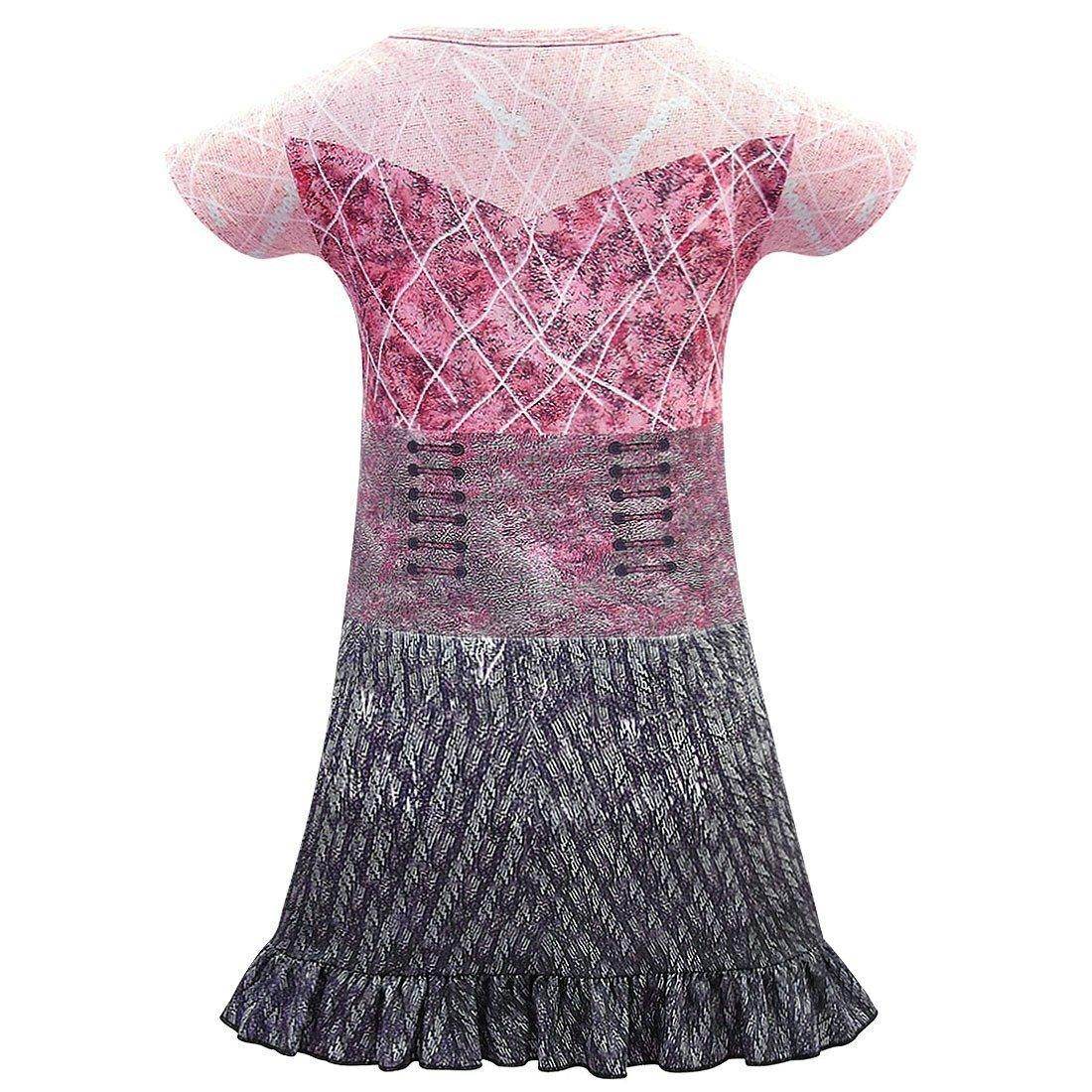 Descendants Audrey Cosplay Costume Short Sleeve Dress for Baby Girl - Azufun