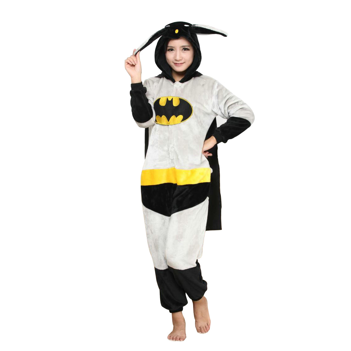 Superhero Batman Kigurumi Cosplay Onesies Pajama Costume