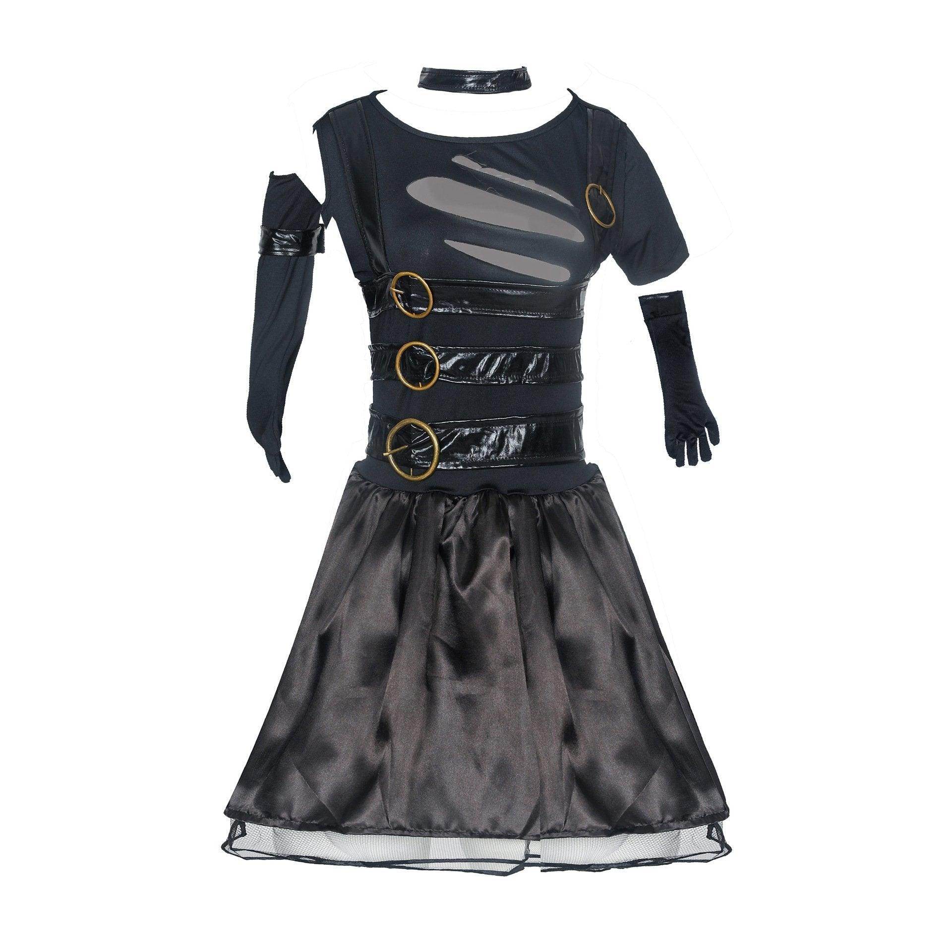 Edward scissorhands costume Party dress for women Halloween - Azufun