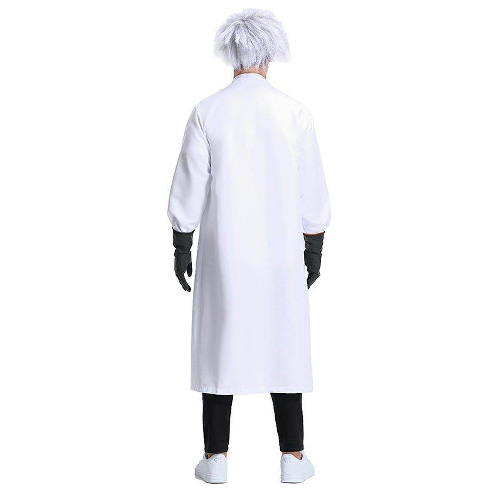 Frankenstein Mad scientist Professional Lab Coat Halloween Party Cosplay Set - Azufun
